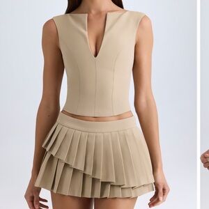 Oh Polly Kadie & Nada Camel skirt set